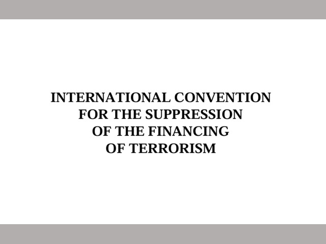 Iran’s Ratification of the UN Convention for the Suppression of the Financing of Terrorism (CFT)