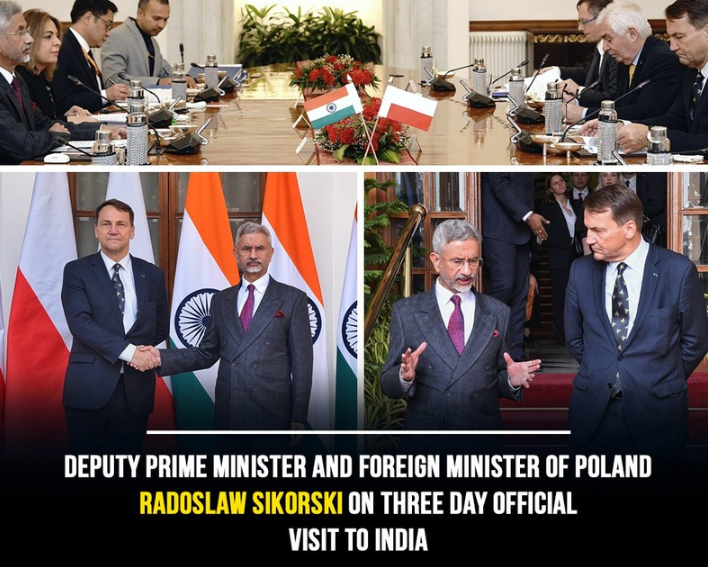 India–Poland diplomatic exchange over regional issues