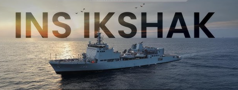 INS Ikshak – Third Survey Vessel Large (SVL) Commissioned