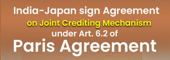 India–Japan Pact on Low-Carbon Technology (JCM)