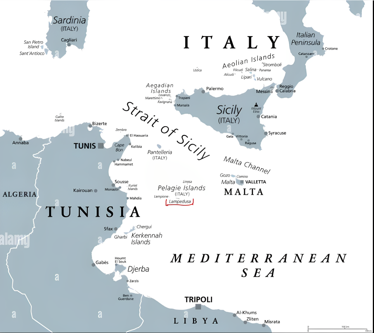Two Shipwrecks Off Lampedusa island– Migrant Crisis