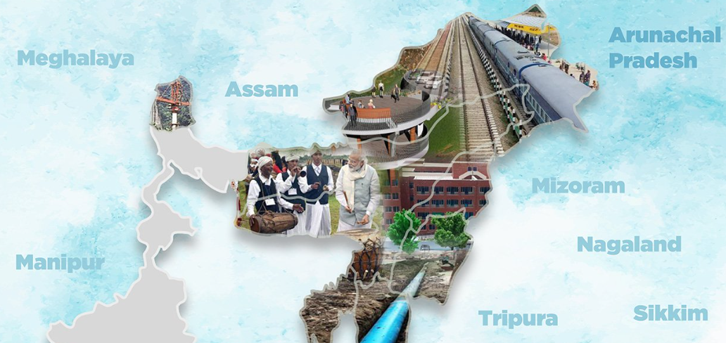 Eight States with international borders, 0.13% of exports