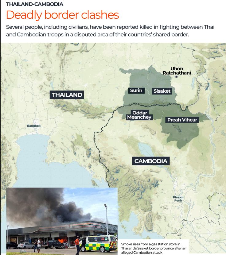Thailand–Cambodia Border Conflict - fresh clashes
