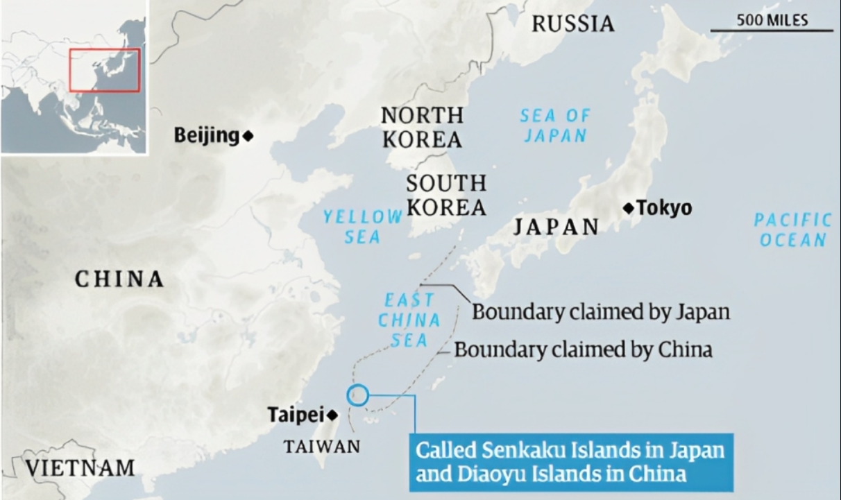 China–Japan–Taiwan Tensions - Senkaku Islands