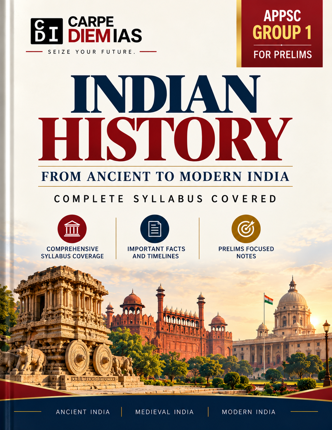 Indian History: From Ancient to Modern India - APPSC APPSC Group 1 Prelims PDF Book Download