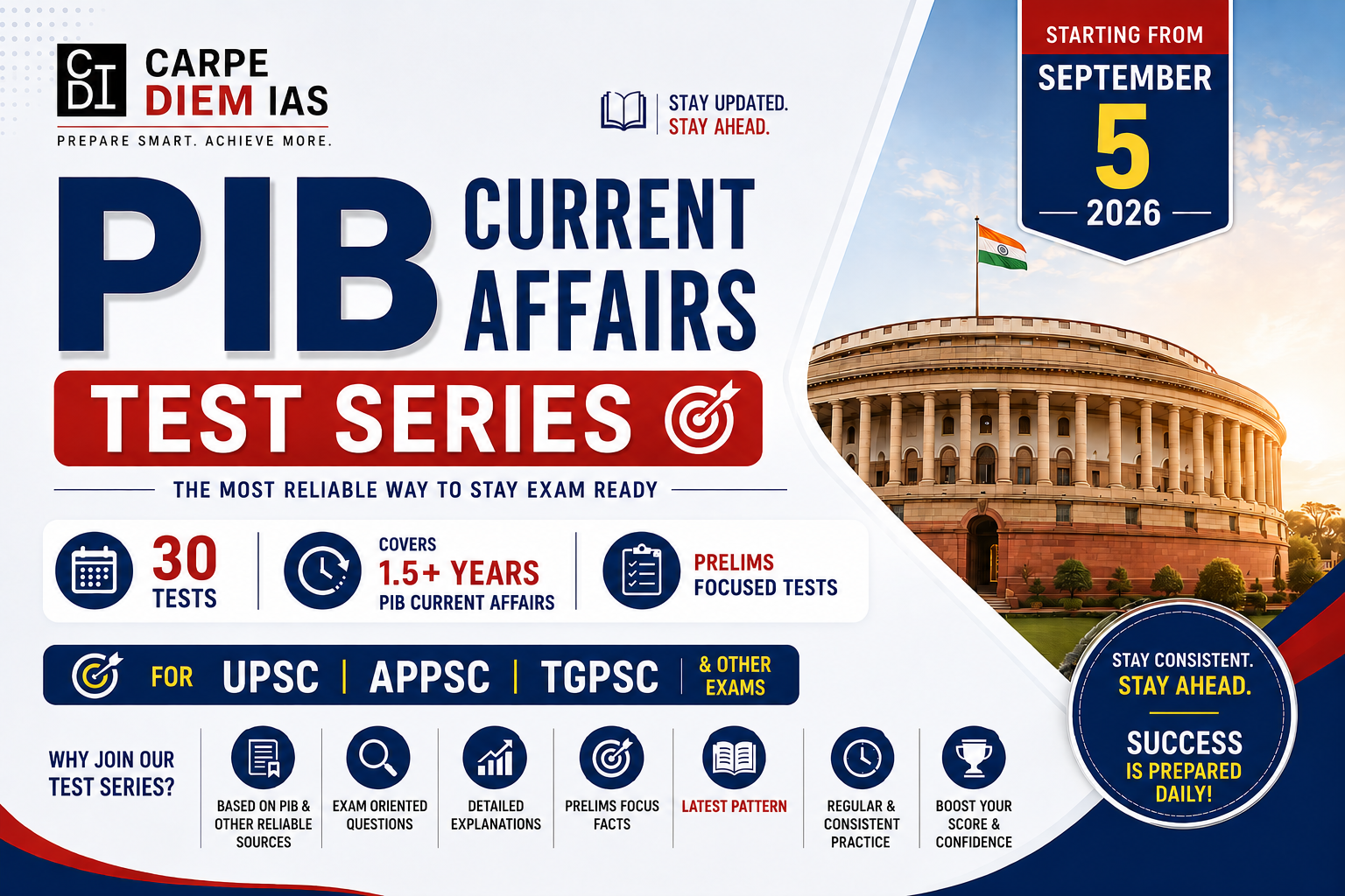 PIB Current Affairs Test Series 2026 Cover