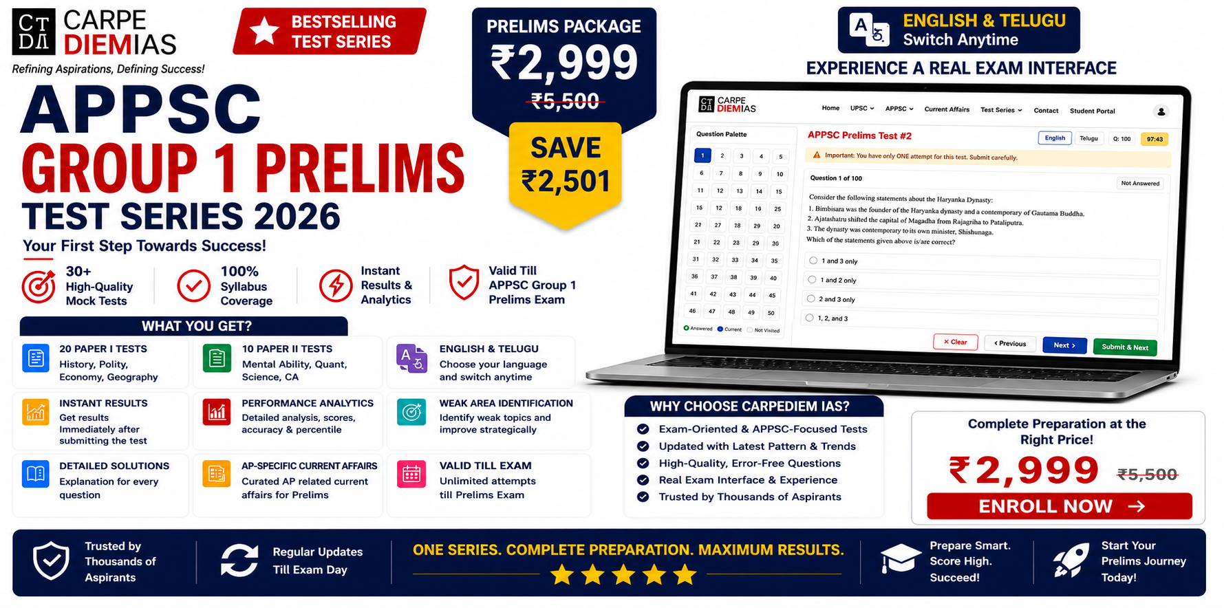 APPSC Prelims Test Series 2026