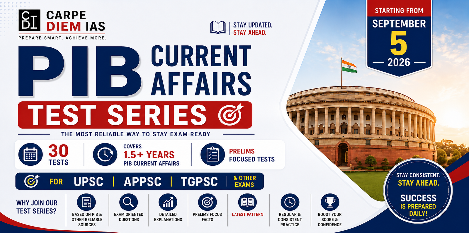 PIB Current Affairs Test Series 2026